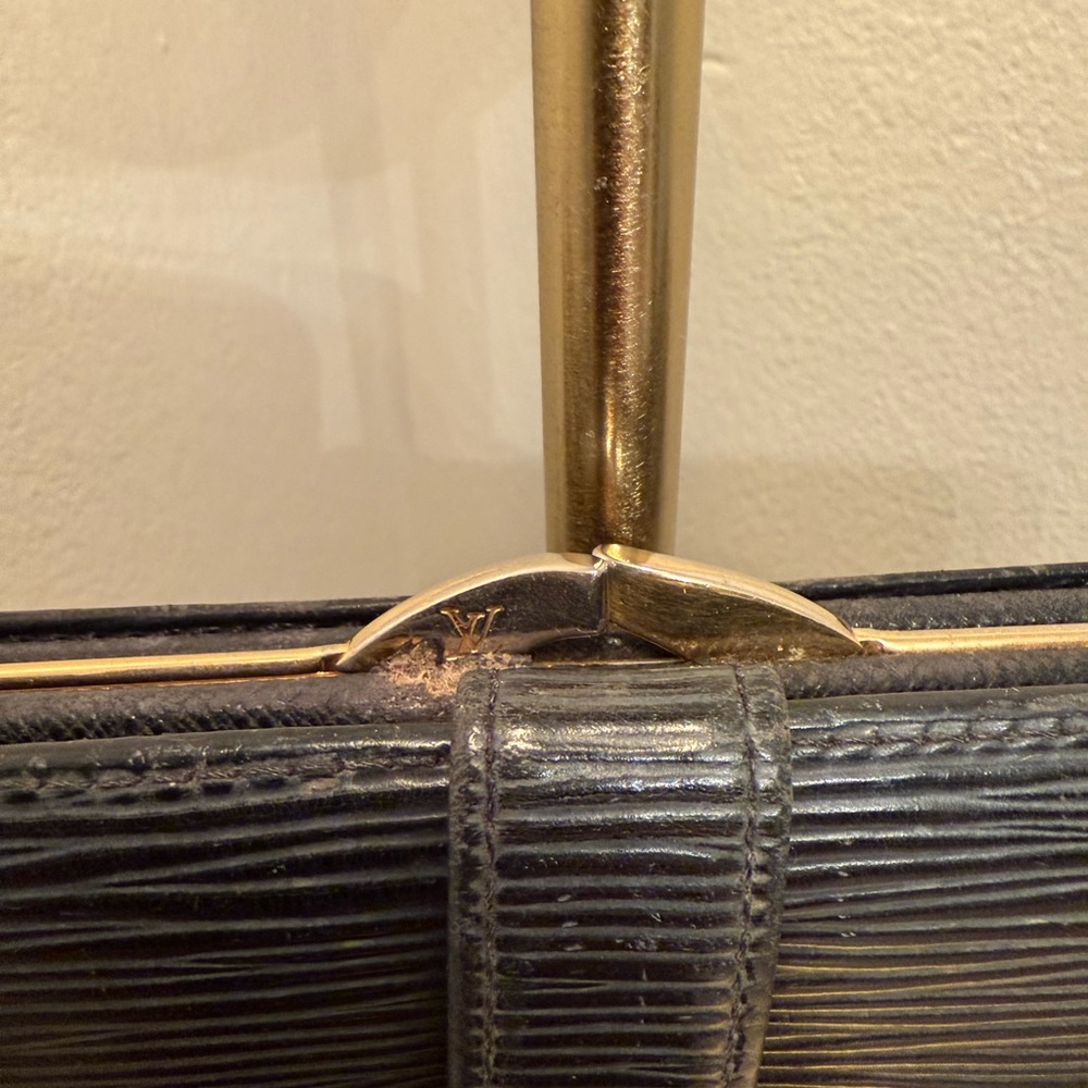 Authentic Louis Vuitton Continental Viennois Epi Long Wallet Black Purse - Picture 5 of 14